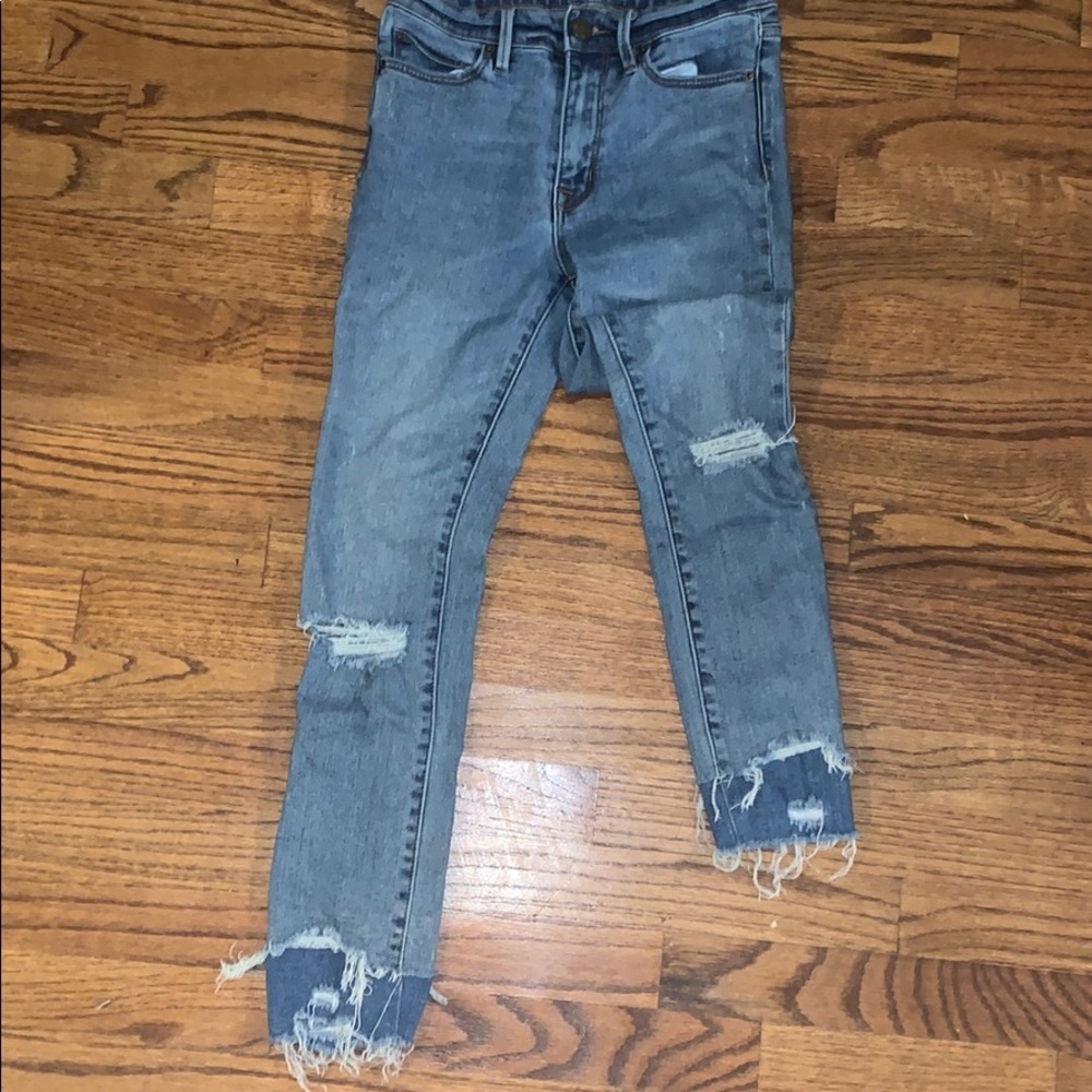 BDG Distressed Twig High Rise Jean
